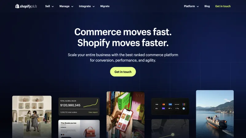 Shopify — E-commerce UI, screenshot 1050