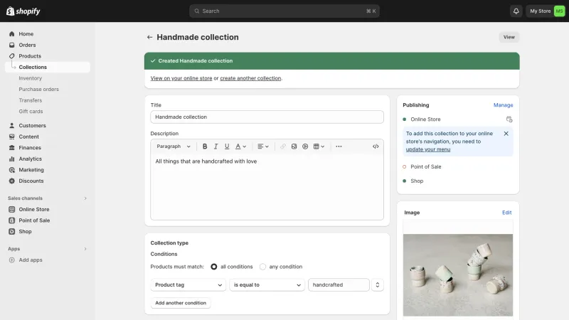 Shopify — E-commerce UI, screenshot 1052