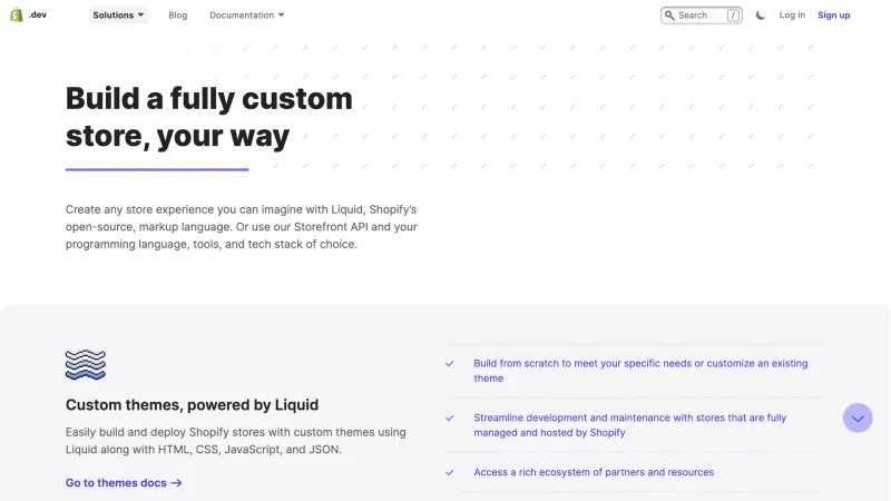 Shopify — E-commerce UI, screenshot 1059