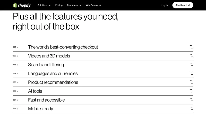 Shopify — E-commerce UI, screenshot 1075