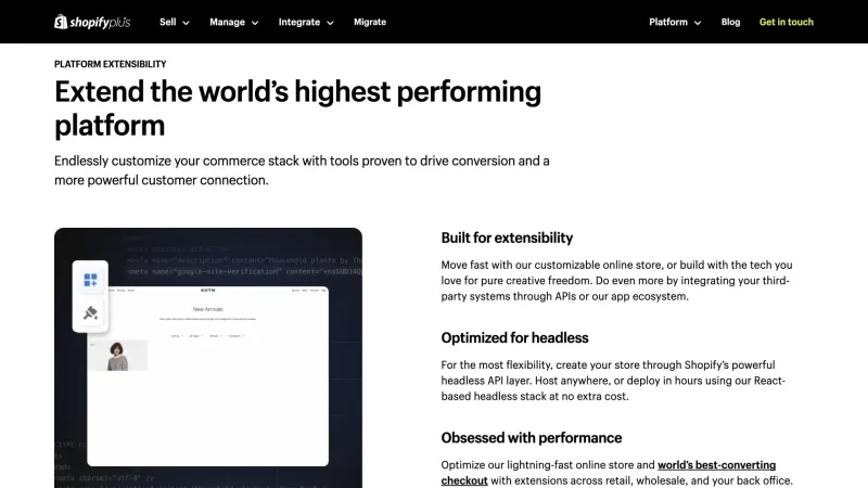 Shopify — E-commerce UI, screenshot 1096