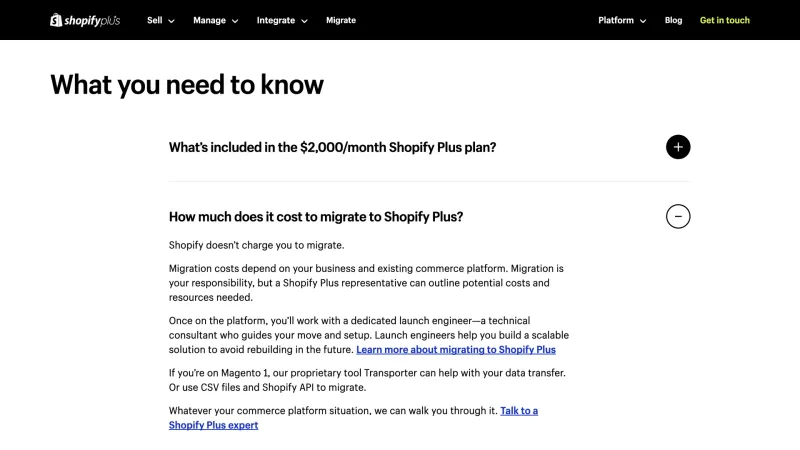 Shopify — E-commerce UI, screenshot 1097