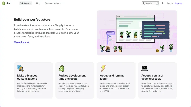 Shopify — E-commerce UI, screenshot 1110