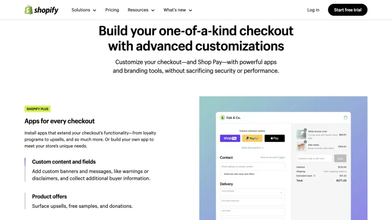 Shopify — E-commerce UI, screenshot 1128