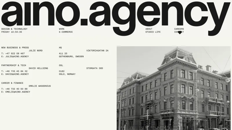 Aino Agency — Contact, скриншот 4/5