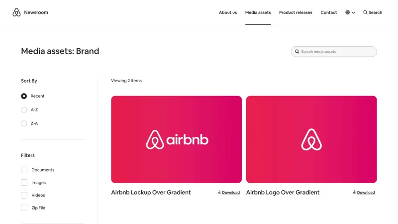 Downloads — Airbnb, Travel UI