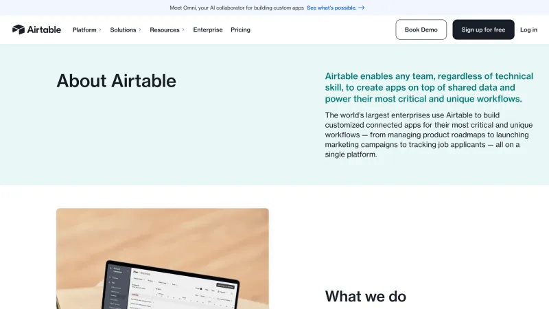 Airtable — About, Social Proof, скриншот 3/11