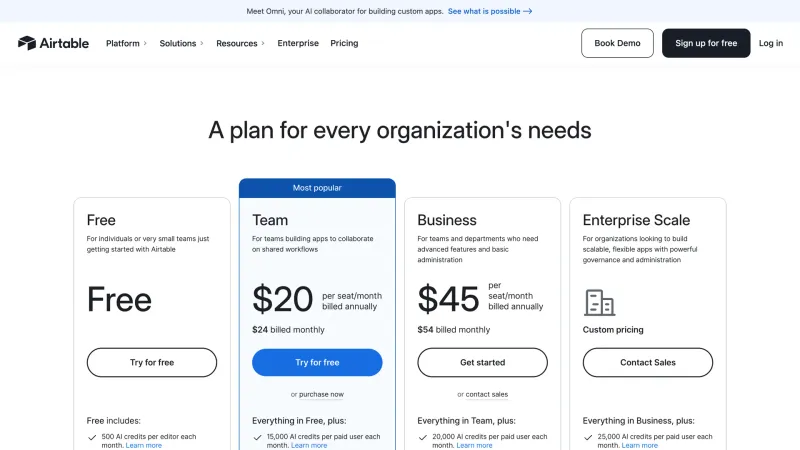 Airtable — Pricing, скриншот 9/11