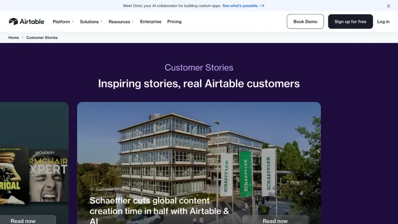 Social Proof — Airtable, Productivity UI