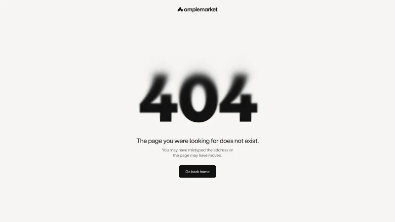 Amplemarket — 404, скриншот 12/13