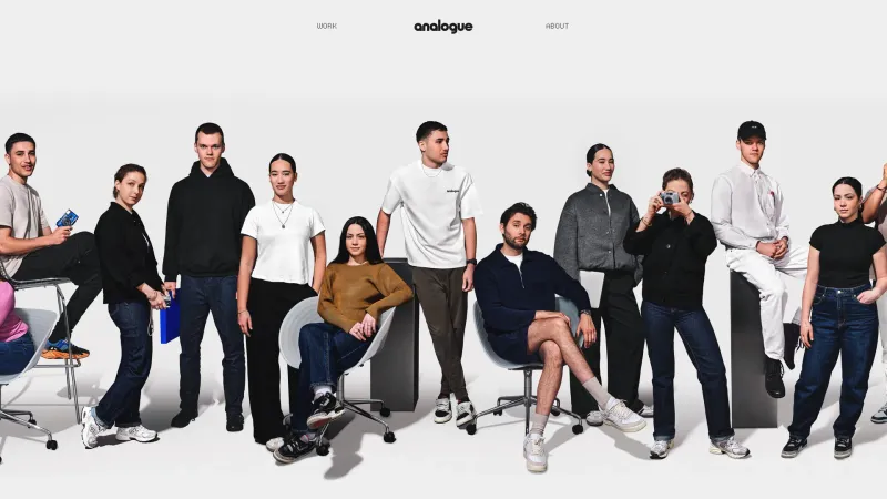 About — Analogue Agency, Design UI