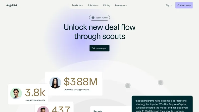 Blog — AngelList, Fintech UI