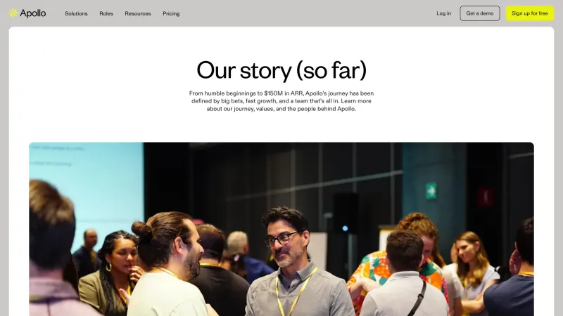 About — Apollo, SaaS UI
