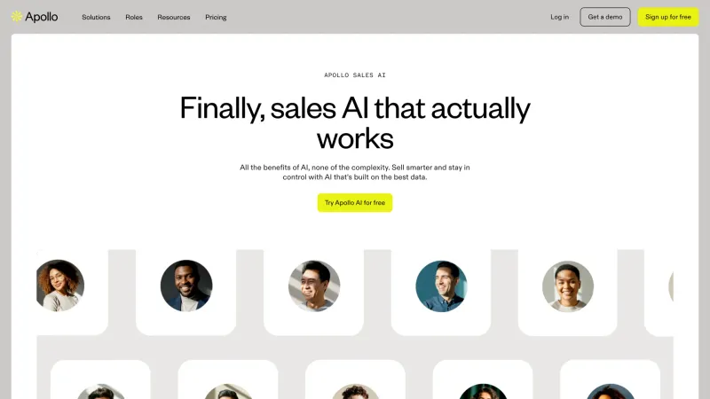 Features — Apollo, SaaS UI