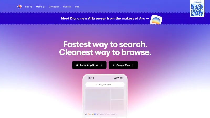 Downloads — Arc, Developer Tools UI