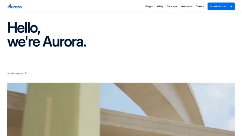 About — Aurora, Technology UI