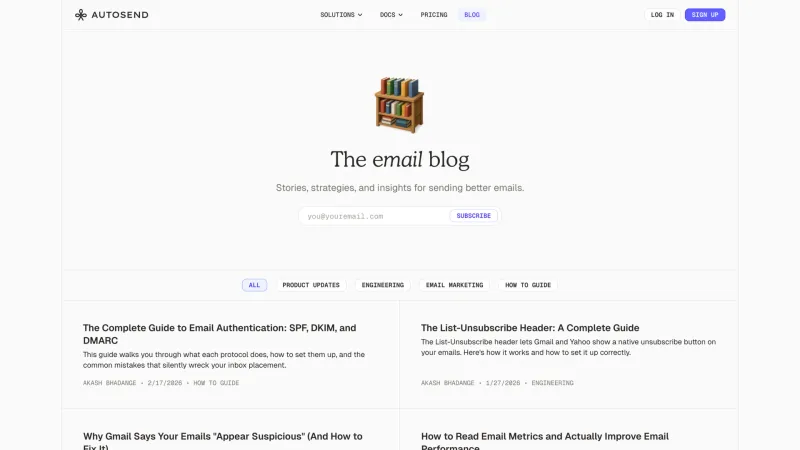 Autosend — Blog, Newsletter, скриншот 2/7