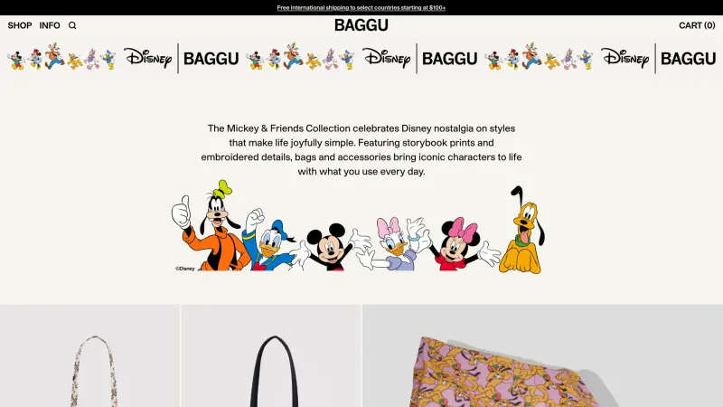 BAGGU — Hero Section, Store, скриншот 7/7