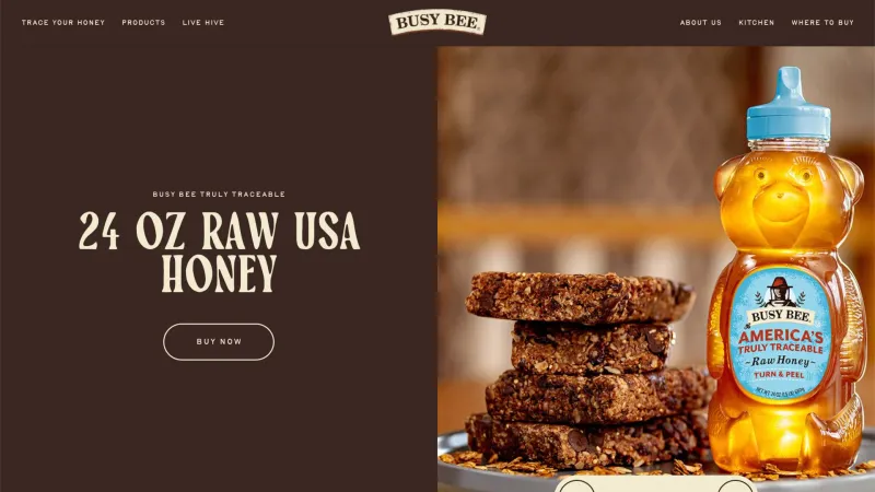 Busy Bee Honey — CTA Section, Features, скриншот 5/9