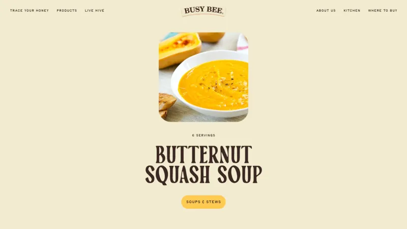 Downloads — Busy Bee Honey, Food & Drink UI