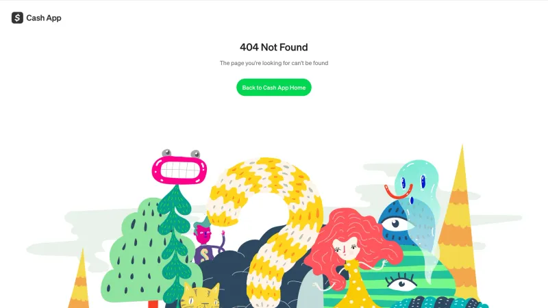 Cash App — 404, скриншот 4/4