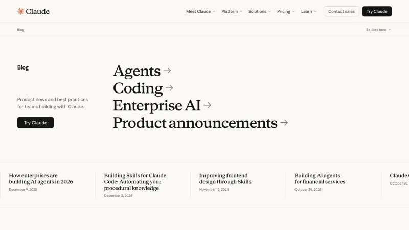 Blog — Claude, AI & ML UI