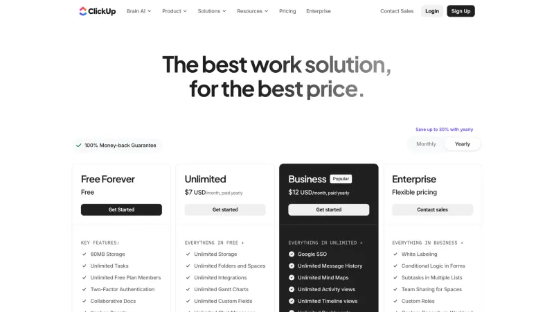 FAQ — ClickUp, Productivity UI