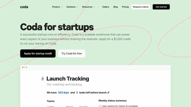 Coda — SaaS, интерфейс, скриншот 4/15