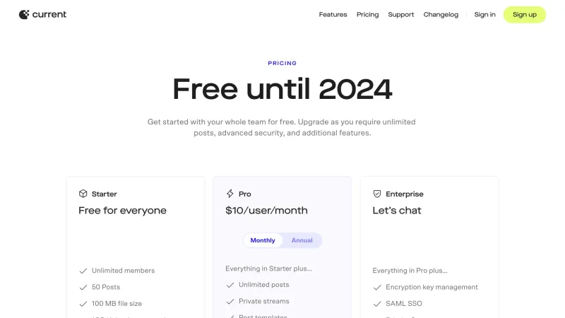 Current — Pricing, скриншот 4/6
