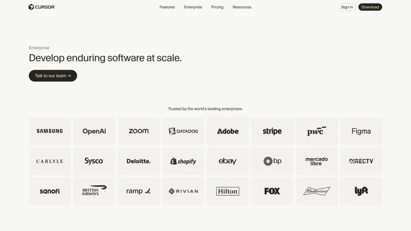 Cursor — Contact, FAQ, скриншот 7/7
