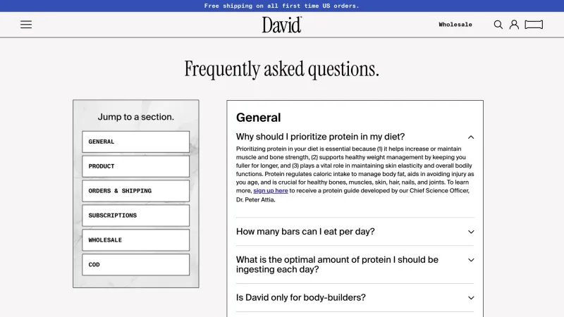 David — FAQ, скриншот 5/9