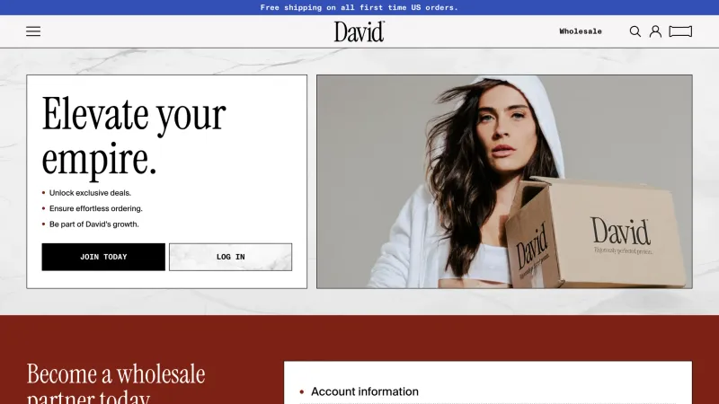 Contact — David, Food & Drink UI