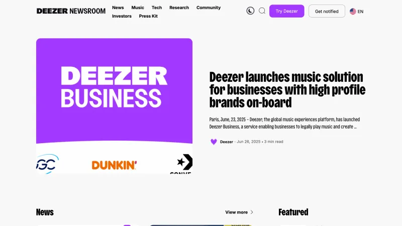 Deezer — Blog, скриншот 5/9