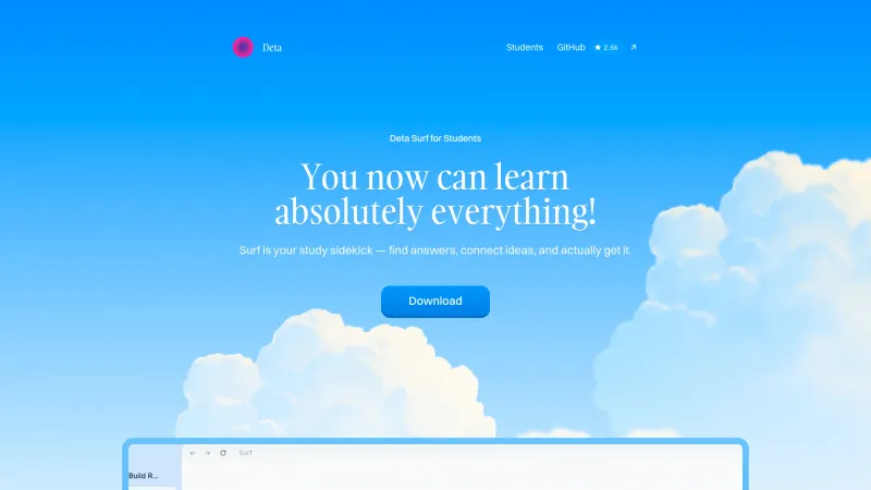 Downloads — Deta, Developer Tools UI