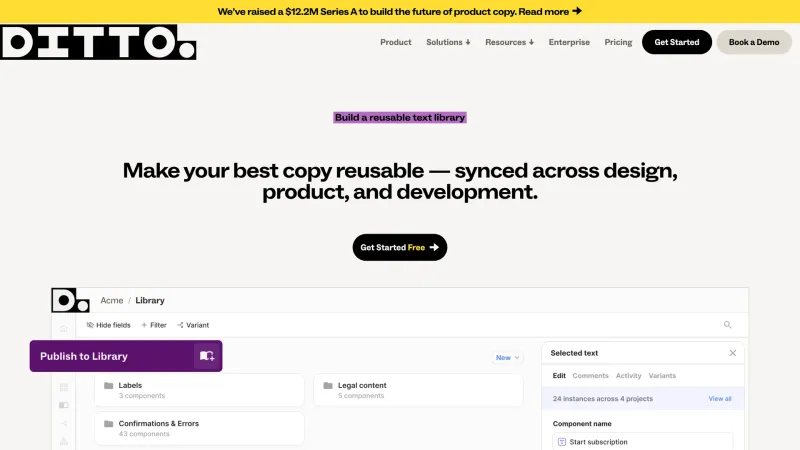 Ditto — How It Works, Showcase Section, скриншот 6/7