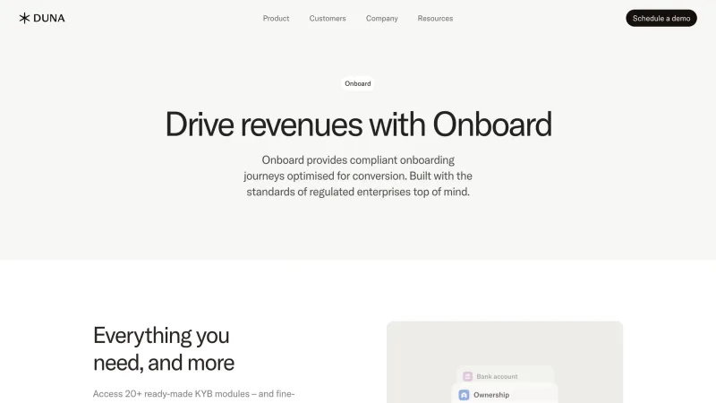 Contact — Duna, Fintech UI