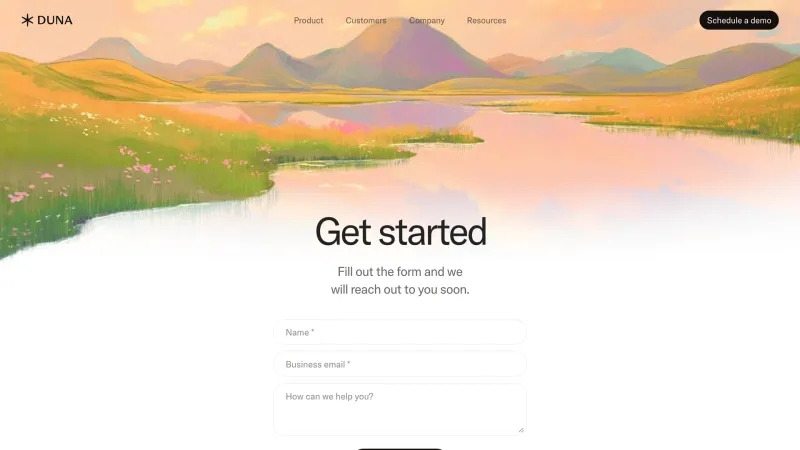Contact — Duna, Fintech UI
