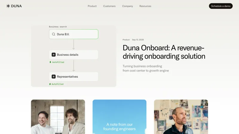 Blog — Duna, Fintech UI