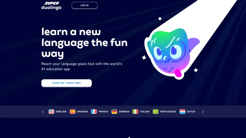 Stats Section — Duolingo, Education UI