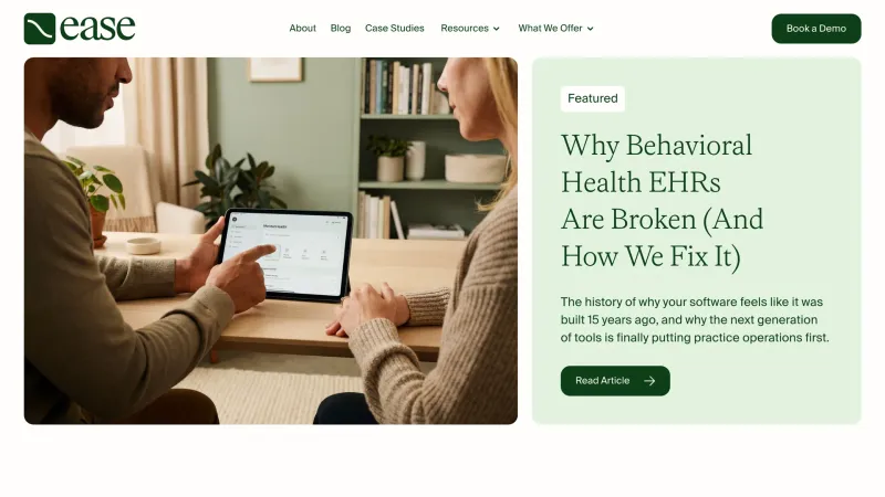 Ease — Blog, скриншот 6/9