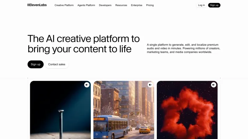 Features — ElevenLabs, AI & ML UI