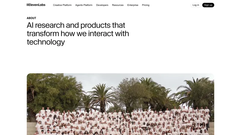 About — ElevenLabs, AI & ML UI