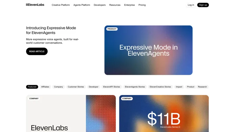 ElevenLabs — Blog, скриншот 11/11