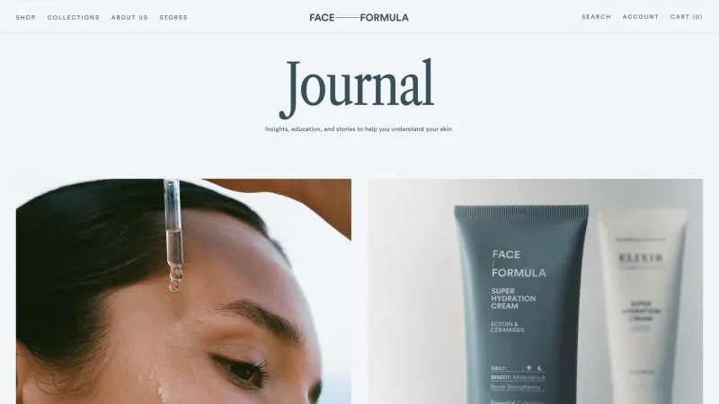 Face Formula — Blog, скриншот 2/9