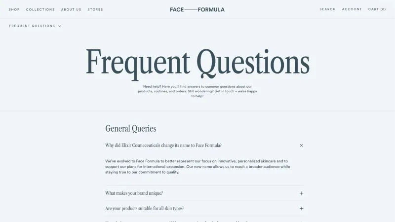 Face Formula — FAQ, скриншот 3/9