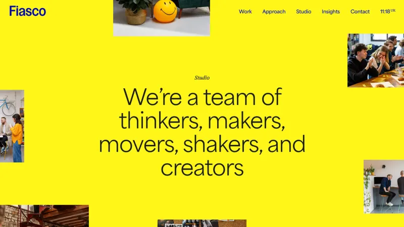About — Fiasco, Design UI