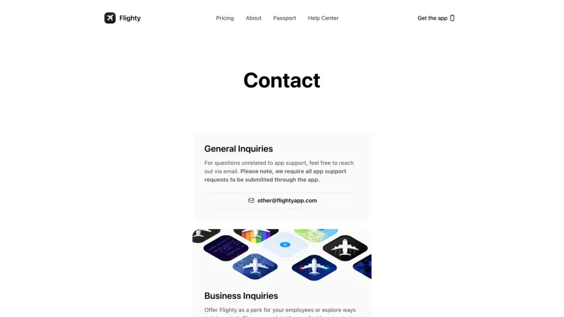 Contact — Flighty, Travel UI
