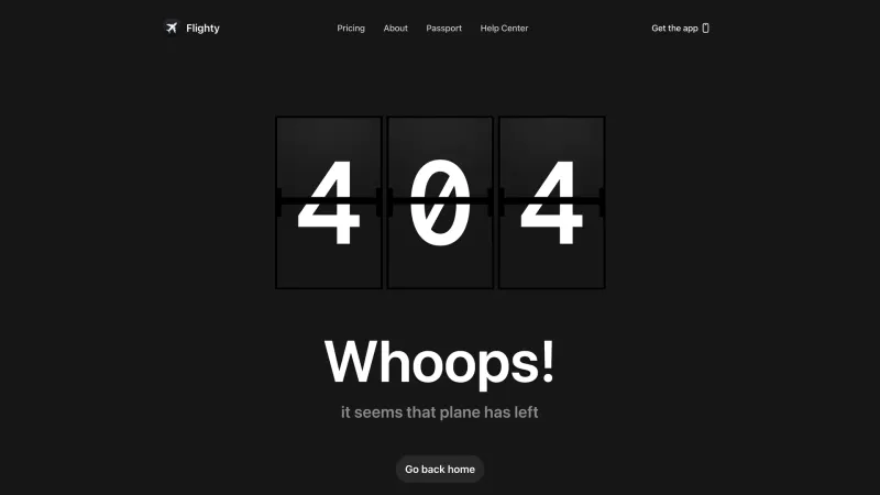 Flighty — 404, скриншот 8/9