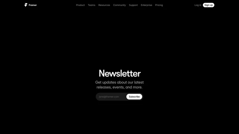 Framer — Newsletter, скриншот 7/16