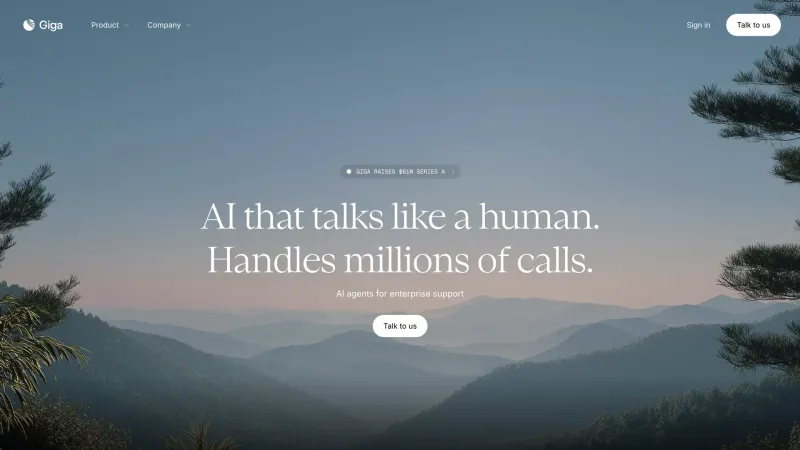 Contact — Giga, AI & ML UI